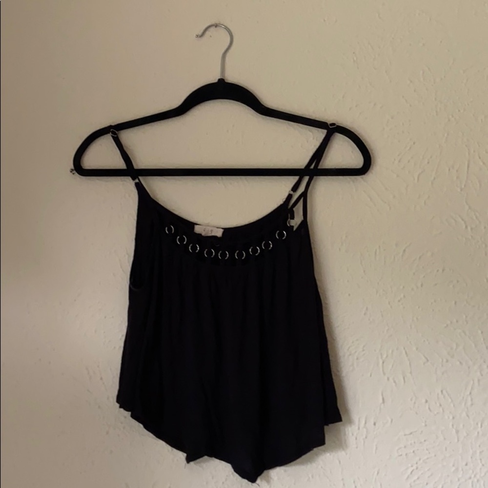 Black Crop Top